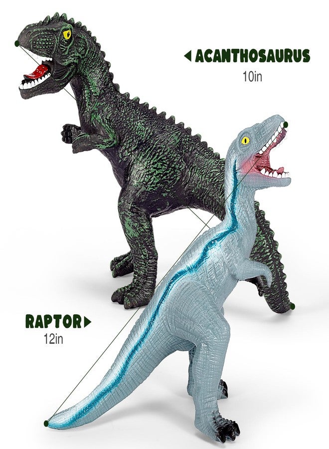 SUGFUT 7 Piece Jumbo Dinosaur Toys for Kids Large Dinosaur Toys for Kid 3-5 - Perfect Party Favors Birthday for Kids - Image 4